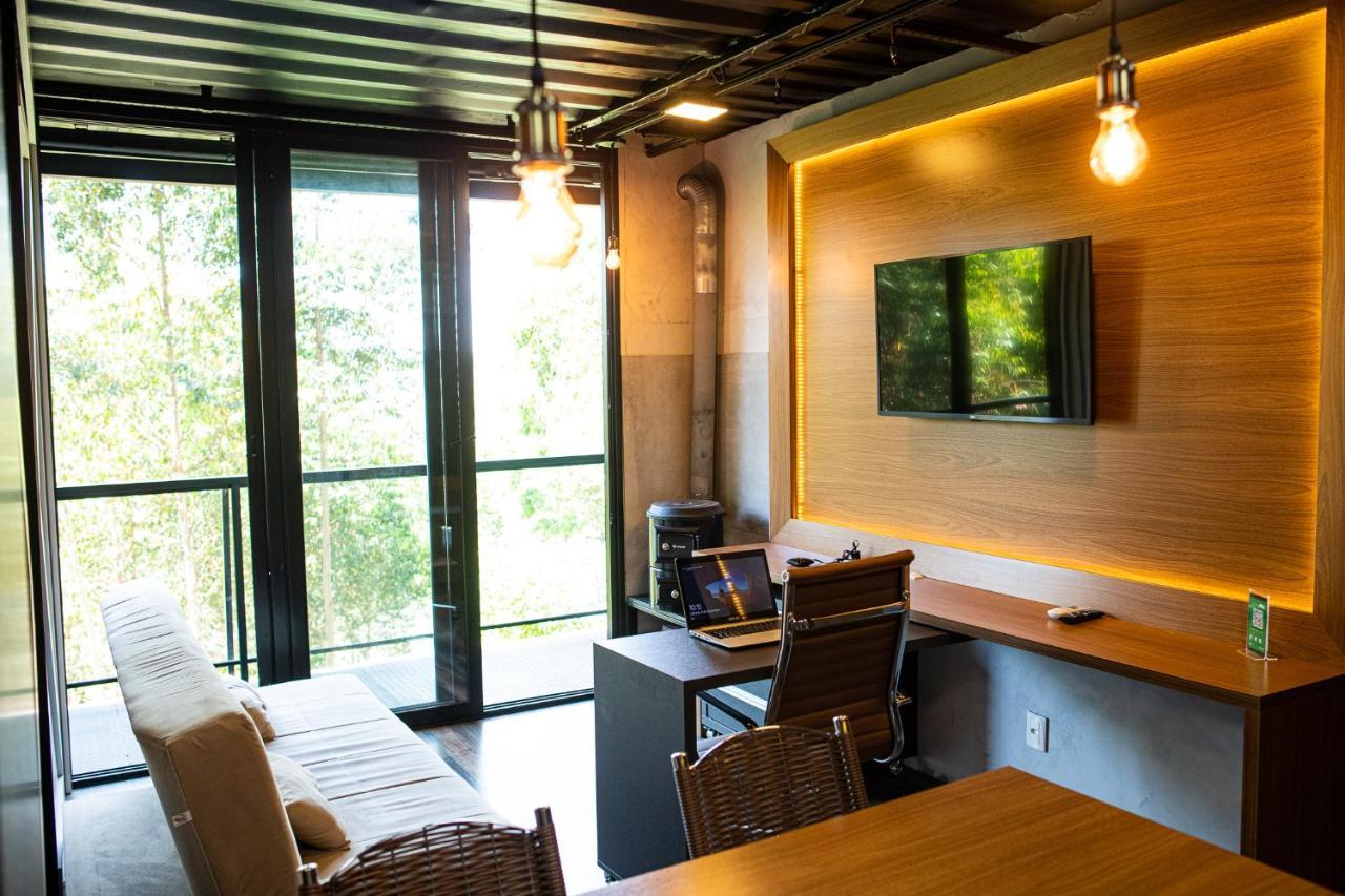 Casa Container Figo Em Meio A Natureza Na Serra Gaucha 플로레스 다 쿠냐 외부 사진