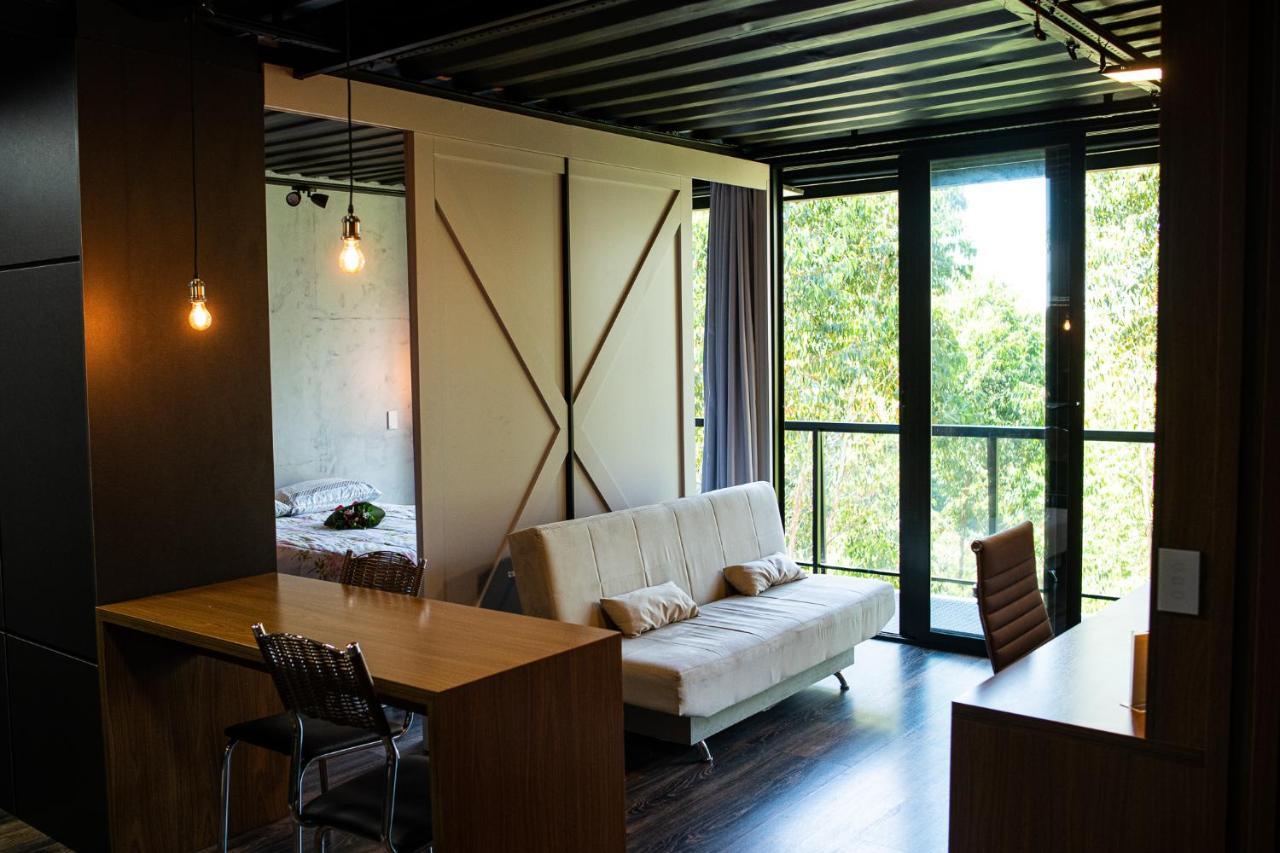 Casa Container Figo Em Meio A Natureza Na Serra Gaucha 플로레스 다 쿠냐 외부 사진