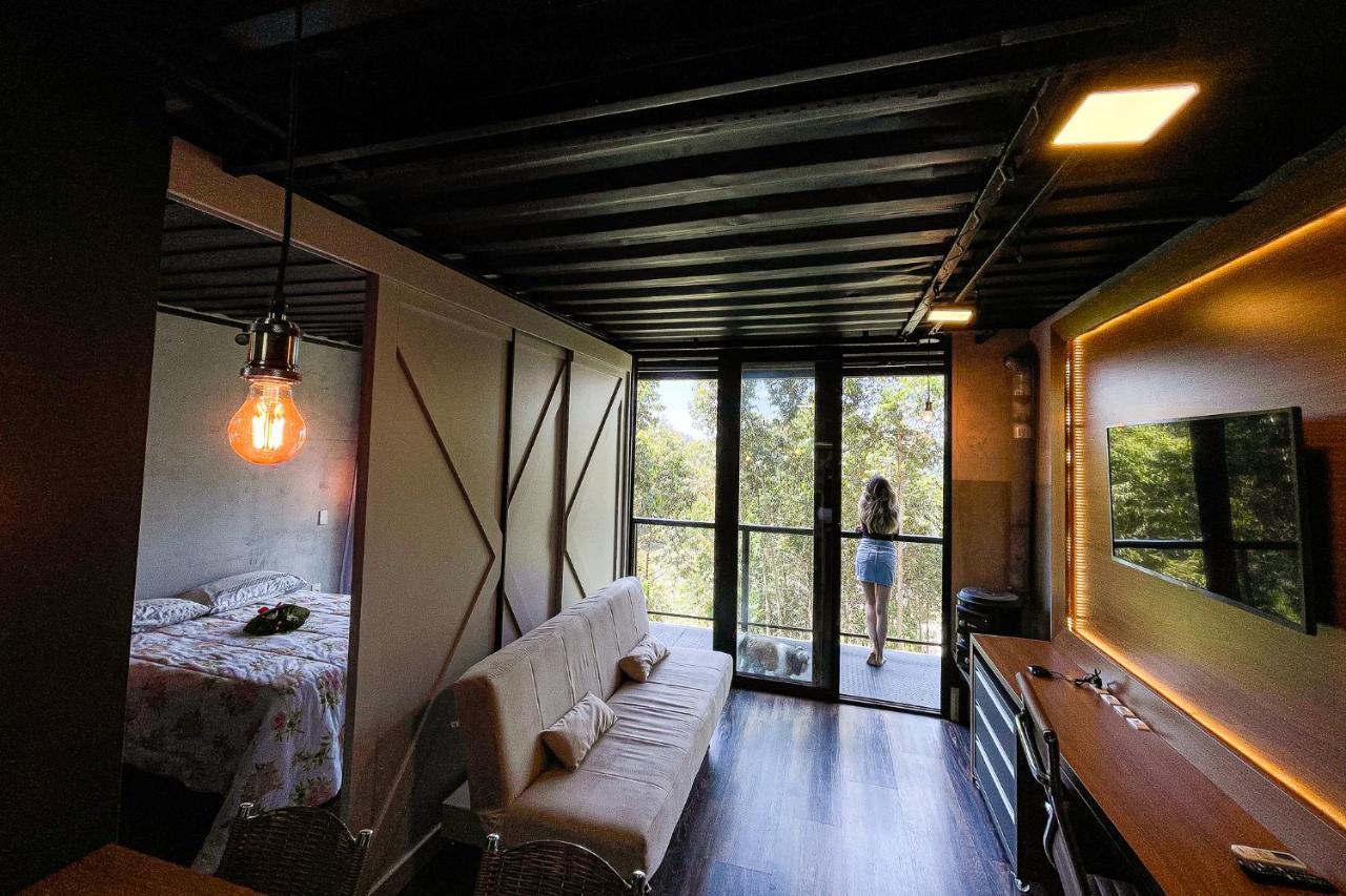 Casa Container Figo Em Meio A Natureza Na Serra Gaucha 플로레스 다 쿠냐 외부 사진